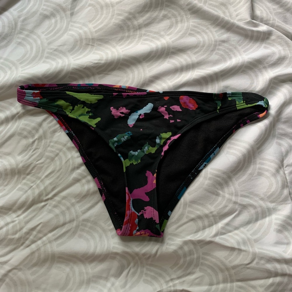 Thakoon Medium Black Printed Swim Bottoms